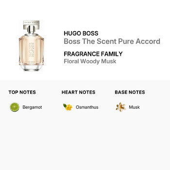 Hugo Boss Ladies Boss The Scent Pure Accord EDT 3.4 oz Fragrances (Wholesale) - Luxurious Fragrance Available Online in Hong Kong & China