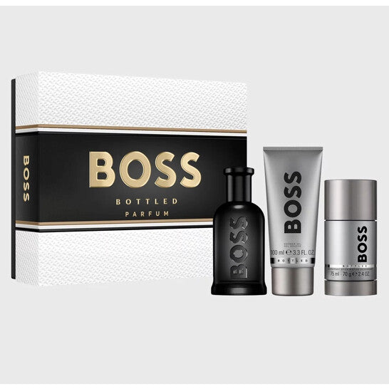 Hugo Boss Men's Boss Bottled Parfum Gift Set - Luxurious Fragrance Available Online in Hong Kong & China