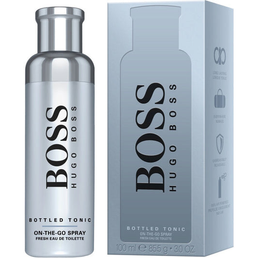 Hugo Boss Men's Boss Bottled Tonic Fresh Eau De Toilette On-the-go Spray - Luxurious Fragrance Available Online in Hong Kong & China