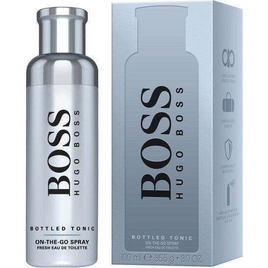 Hugo Boss Men's Boss Bottled Tonic Fresh Eau De Toilette On-the-go Spray (Wholesale) - Luxurious Fragrance Available Online in Hong Kong & China