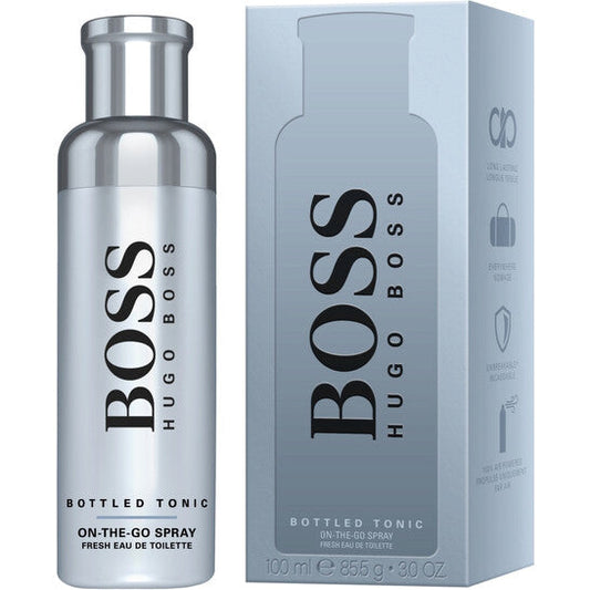 Hugo Boss Men's Boss Bottled Tonic Fresh Eau De Toilette On-the-go Spray (Wholesale) - Luxurious Fragrance Available Online in Hong Kong & China