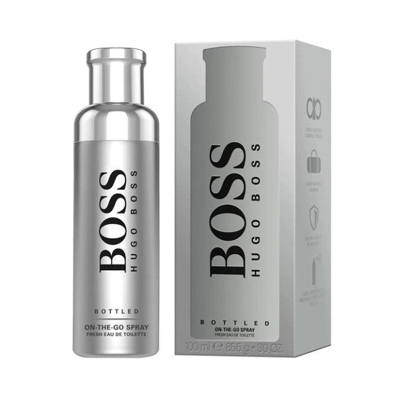 Hugo Boss Men's Bottled On The Go EDT Spray 3.3 oz Fragrances (Wholesale) - Luxurious Fragrance Available Online in Hong Kong & China