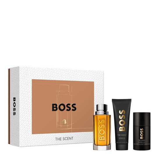 Hugo Boss Men's The Scent 3pcs EDT Gift Set Fragrances - Luxurious Fragrance Available Online in Hong Kong & China