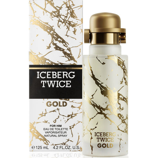 Iceberg Men's Twice Gold EDT Spray 4.2 oz Fragrances - Luxurious Fragrance Available Online in Hong Kong & China