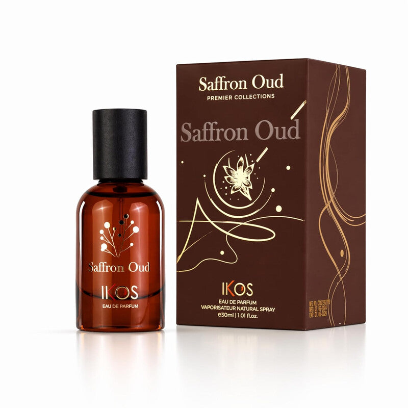 Ikos Unisex Premier Collections Saffron Oud EDP Spray 1.0 oz Fragrances (Wholesale) - Luxurious Fragrance Available Online in Hong Kong & China