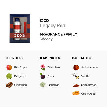 Izod Men's Legacy Red Body Spray Gift Set (Wholesale) - Luxurious Fragrance Available Online in Hong Kong & China