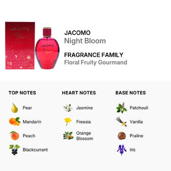 Jacomo Ladies Night Bloom EDP Spray 3.4 oz (Wholesale) - Luxurious Fragrance Available Online in Hong Kong & China