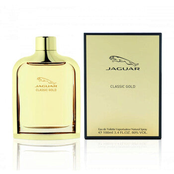 Jaguar Men's Classic Gold EDT Spray 3.4 oz - Luxurious Fragrance Available Online in Hong Kong & China