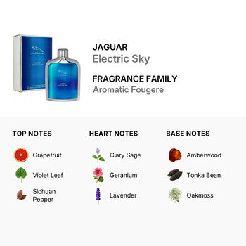 Jaguar Men's Electric Sky EDT Spray 3.38 oz (Tester) (Wholesale) - Luxurious Fragrance Available Online in Hong Kong & China