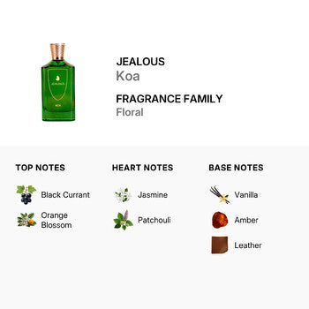 Jealous Unisex Koa EDP Spray 3.4 oz Fragrances (Wholesale) - Luxurious Fragrance Available Online in Hong Kong & China