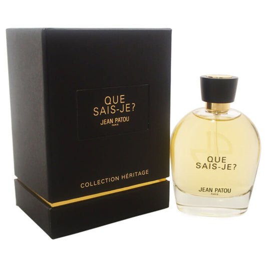Jean Patou Ladies Que Sais-Je EDT Spray 3.4 oz Fragrances (Wholesale) - Luxurious Fragrance Available Online in Hong Kong & China