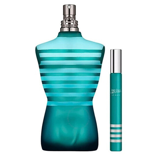 Jean Paul Gaultier Le Male 2 Pcs Set: 4.2 Eau De Toilette Spray + 0.68 Eau De Toilette Spray (Wholesale) - Luxurious Fragrance Available Online in Hong Kong & China