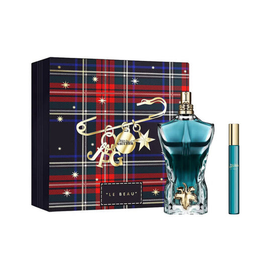 Jean Paul Gaultier Men's Le Beau 2pcs EDT Gift Set Fragrances - Luxurious Fragrance Available Online in Hong Kong & China