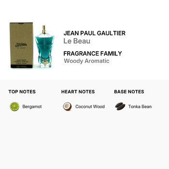 Jean Paul Gaultier Men's Le Beau EDT Spray 4.2 oz (Tester) (Wholesale) - Luxurious Fragrance Available Online in Hong Kong & China