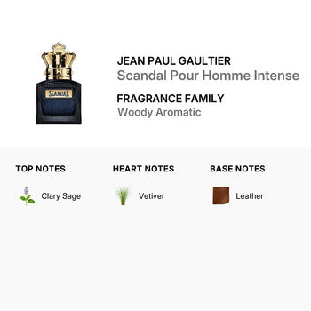 Jean Paul Gaultier Men's Scandal Pour Homme Intense EDP Spray 1.7 oz Fragrances (Wholesale) - Luxurious Fragrance Available Online in Hong Kong & China