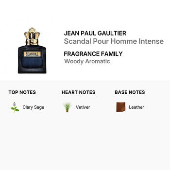 Jean Paul Gaultier Men's Scandal Pour Homme Intense EDP Spray 5.0 oz Fragrances (Wholesale) - Luxurious Fragrance Available Online in Hong Kong & China