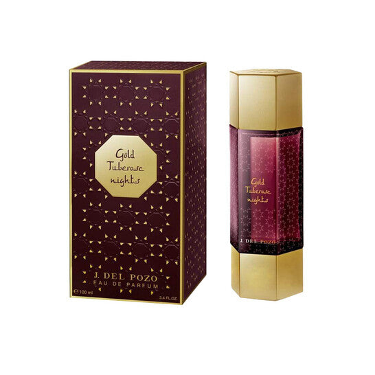 Jesus Del Pozo Ladies Gold Tuberose Nights EDP 3.4 oz Fragrances - Luxurious Fragrance Available Online in Hong Kong & China