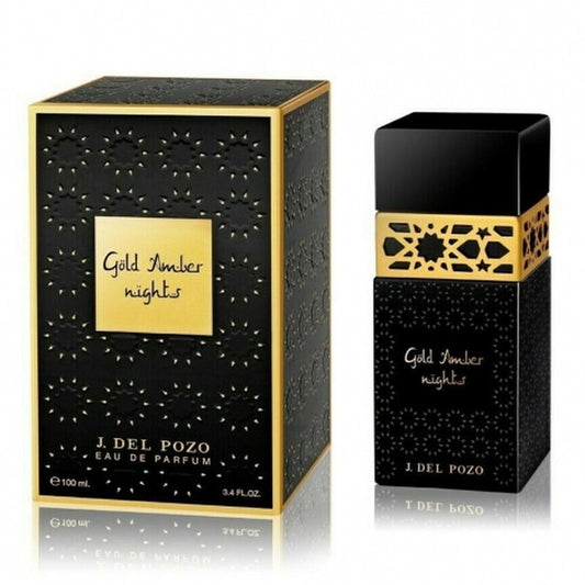 Jesus Del Pozo Men's Gold Amber Nights EDP 3.4 oz Fragrances (Wholesale) - Luxurious Fragrance Available Online in Hong Kong & China