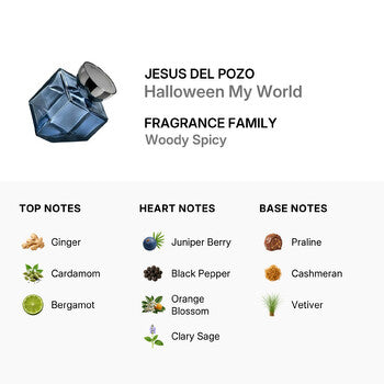 Jesus Del Pozo Men's Halloween My World EDP 4.2 oz (Tester) Fragrances (Wholesale) - Luxurious Fragrance Available Online in Hong Kong & China