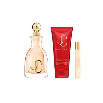 Jimmy Choo Ladies I Want Choo 3pcs EDP Gift Set Fragrances (Wholesale) - Luxurious Fragrance Available Online in Hong Kong & China