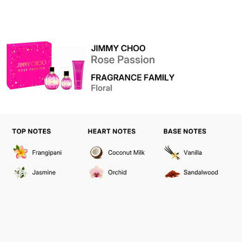 Jimmy Choo Ladies Rose Passion Gift Set (Wholesale) - Luxurious Fragrance Available Online in Hong Kong & China