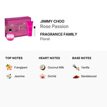 Jimmy Choo Ladies Rose Passion Gift Set (Wholesale) - Luxurious Fragrance Available Online in Hong Kong & China