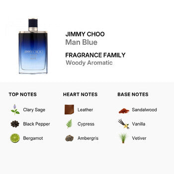 Jimmy Choo Men's Man Blue EDT Spray 3.4 oz (Tester) (Wholesale) - Luxurious Fragrance Available Online in Hong Kong & China