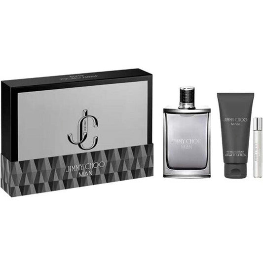 Jimmy Choo Men's Man 3pcs EDT Gift Set Fragrances (Wholesale) - Luxurious Fragrance Available Online in Hong Kong & China