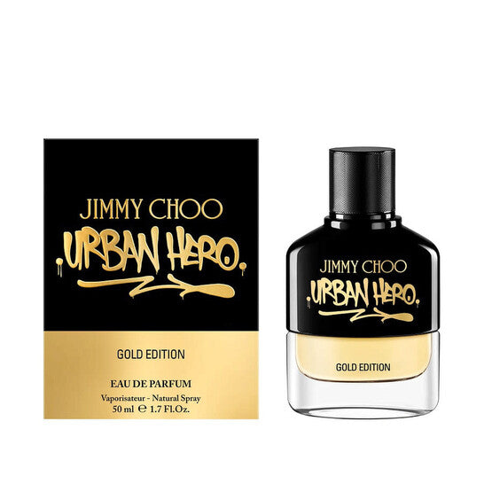 Jimmy Choo Men's Urban Hero Gold Edition EDP Spray 1.7 oz Fragrances - Luxurious Fragrance Available Online in Hong Kong & China