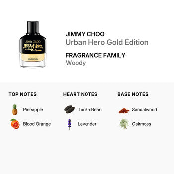 Jimmy Choo Men's Urban Hero Gold Edition EDP Spray 3.4 oz (Tester) - Luxurious Fragrance Available Online in Hong Kong & China