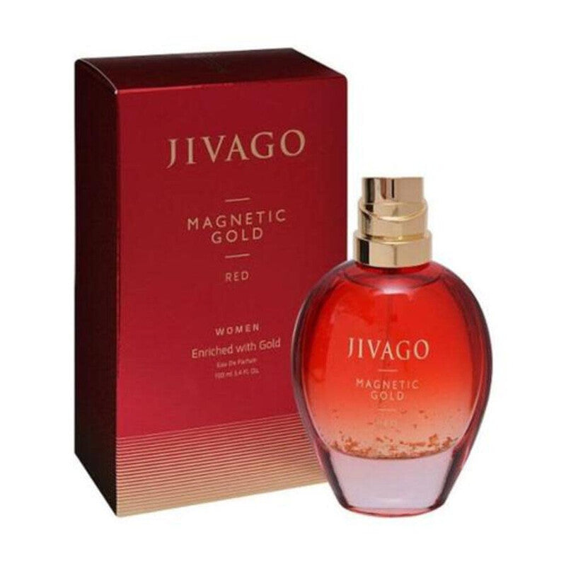 Jivago Ladies Magnetic Gold Red EDP Spray 3.38 oz Fragrances (Wholesale) - Luxurious Fragrance Available Online in Hong Kong & China