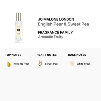 Jo Malone London Unisex English Pear & Sweet Pea EDC Spray 1.0 oz Fragrances (Wholesale) - Luxurious Fragrance Available Online in Hong Kong & China