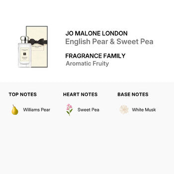 Jo Malone London Unisex English Pear & Sweet Pea EDC Spray 3.4 oz Fragrances (Wholesale) - Luxurious Fragrance Available Online in Hong Kong & China