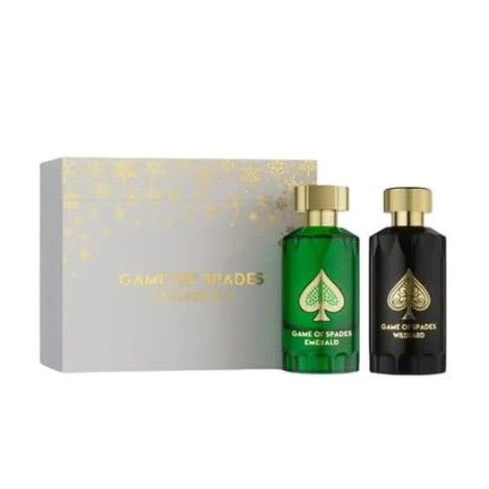 Jo Milano Unisex Game of Spades Emerald and Wildcard Gift Set Fragrances - Luxurious Fragrance Available Online in Hong Kong & China
