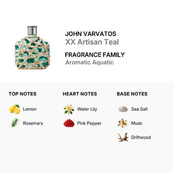 John Varvatos Men's XX Artisan Teal EDT Spray 4.2 oz (Tester) Fragrances (Wholesale) - Luxurious Fragrance Available Online in Hong Kong & China