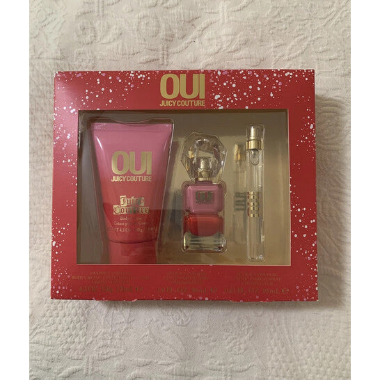 Juicy Couture Ladies Oui Lotion Gift Set Fragrances - Luxurious Fragrance Available Online in Hong Kong & China