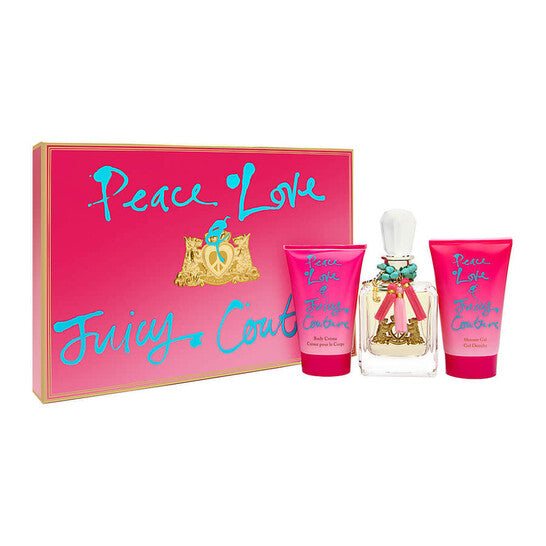 Juicy Couture Ladies Peace, Love and Juicy Couture Gift Set Fragrances - Luxurious Fragrance Available Online in Hong Kong & China