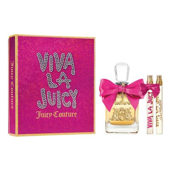 Juicy Couture Ladies Viva La Juicy 3pcs EDP Gift Set Fragrances - Luxurious Fragrance Available Online in Hong Kong & China