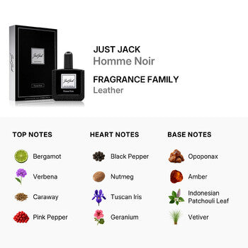 Just Jack Men's Homme Noir EDP 3.4 oz Fragrances (Wholesale) - Luxurious Fragrance Available Online in Hong Kong & China