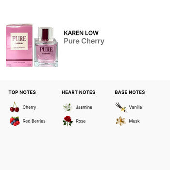 Karen Low Ladies Pure Cherry EDP Spray 3.4 oz Fragrances (Wholesale) - Luxurious Fragrance Available Online in Hong Kong & China