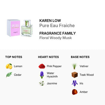 Karen Low Ladies Pure Eau Fraiche EDP Spray 3.4 oz (Wholesale) - Luxurious Fragrance Available Online in Hong Kong & China
