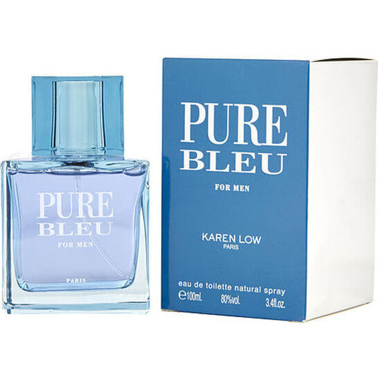 Karen Low Men's Pure Bleu EDT Spray 3.4 oz Fragrances (Wholesale) - Luxurious Fragrance Available Online in Hong Kong & China