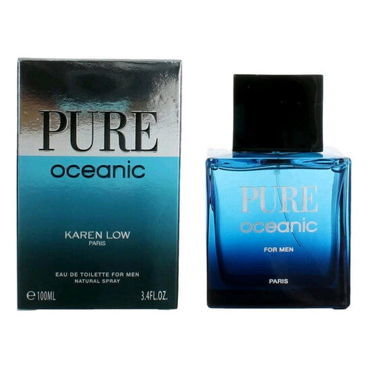 Karen Low Men's Pure Oceanic EDT Spray 3.4 oz Fragrances (Wholesale) - Luxurious Fragrance Available Online in Hong Kong & China