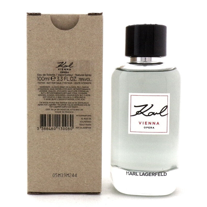 Karl Lagerfeld Unisex Karl Vienna Opera EDT 3.4 oz (Tester) Fragrances (Wholesale) - Luxurious Fragrance Available Online in Hong Kong & China