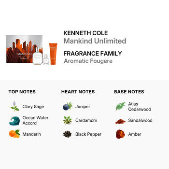 Kenneth Cole Men's Mankind Unlimited Gift Set - Luxurious Fragrance Available Online in Hong Kong & China