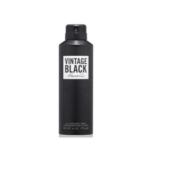 Kenneth Cole Men's Vintage Black Body Spray 6 oz Bath & Body - Luxurious Fragrance Available Online in Hong Kong & China