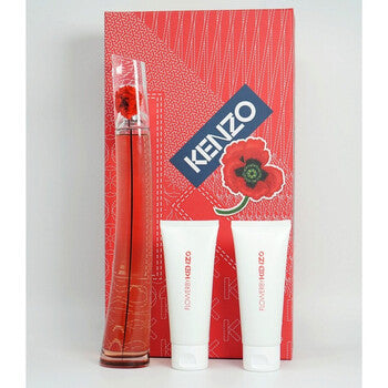 Kenzo Ladies Flower L'Absolue 3 pc Gift Set - Luxurious Fragrance Available Online in Hong Kong & China