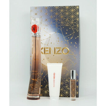 Kenzo Ladies Flower L'Absolue 3 pc Gift Set - Luxurious Fragrance Available Online in Hong Kong & China