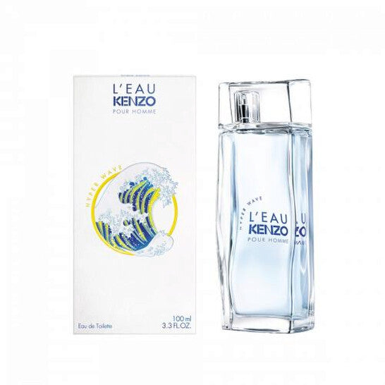 Kenzo Men's L'eau Hyper Wave EDT Spray 3.4 oz Fragrances - Luxurious Fragrance Available Online in Hong Kong & China