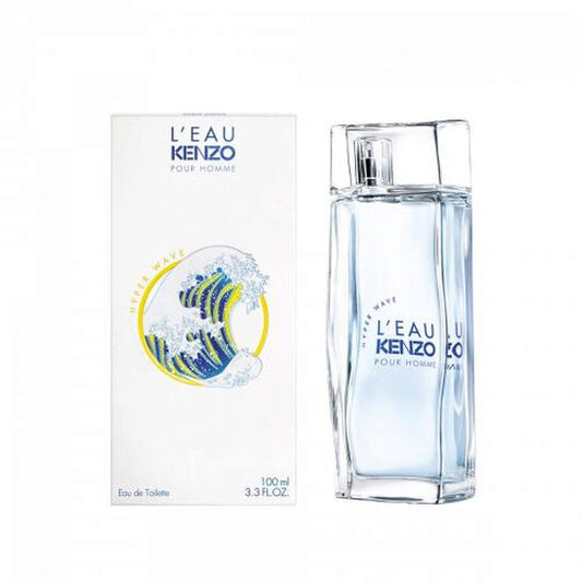 Kenzo Men's L'eau Hyper Wave EDT Spray 3.4 oz Fragrances - Luxurious Fragrance Available Online in Hong Kong & China